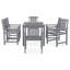  Table et chaise d'extérieur en bois d'acacia massif gris standard-1645772387