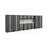 Bold Series 216-in W x 76.75-in H Steel Garage Storage System-32735596-32735592-32735594