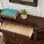 Console en bois massif de noyer foncé-804758160-804758174
