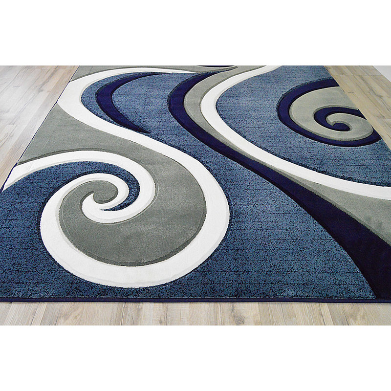 Adryn Performance Abstract Indoor Rug, Rectangle 10' x 13'