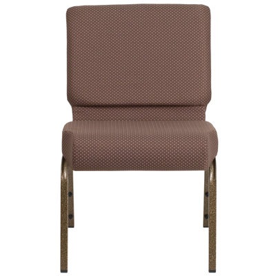 Maevis Stackable Plastic Seat Waiting Room Chair with Metal Frame