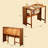 Foldable Study Table for Bedroom, Home Office, Dorm, Apartment