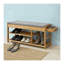 5 Pair Shoe Storage Bench