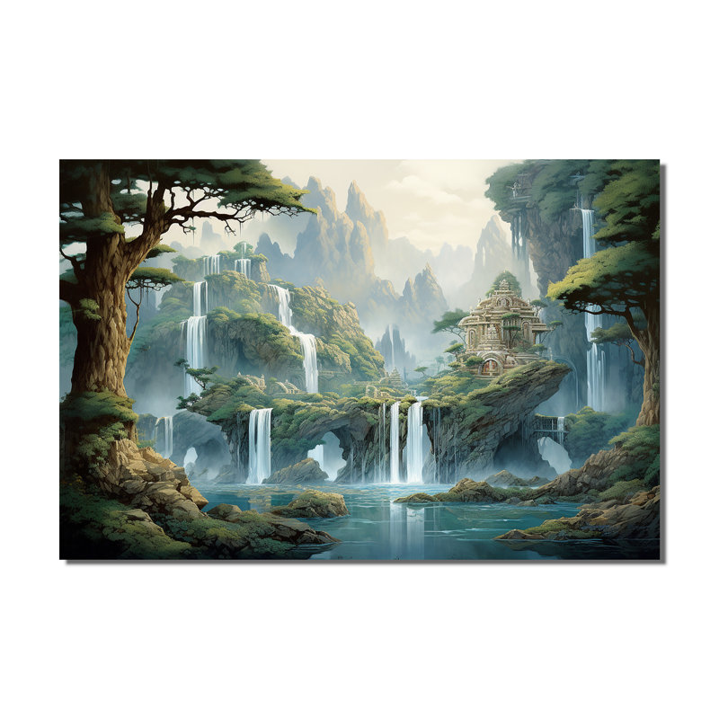 Art asiatique, rythme naturel I - art mural asiatique