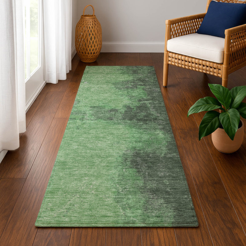 Premium Machine Washable Bucz AMF1742 Modern Rug, Runner 2'3" x 7'6"