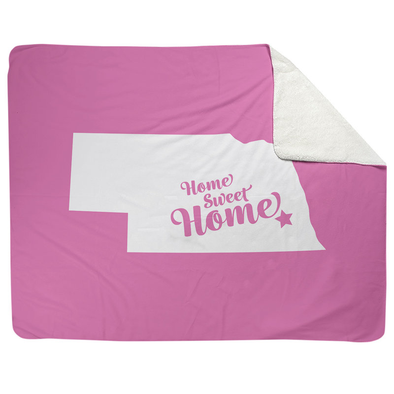 Jeté en polaires pour lincoln home, l 52,5 po x L 62,5 po, Rose