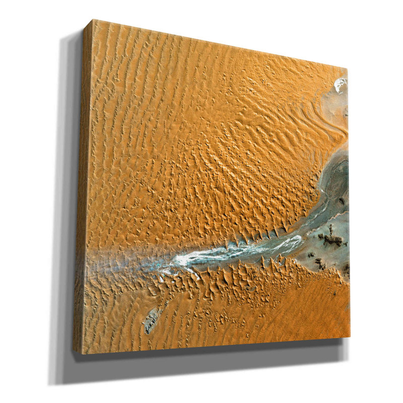 Trinx 'Earth As Art: Namib Desert' Canvas Wall Art, 26"X26", 12" H x 12" W x 0.75" D