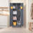 Large Steel Tool Storage Cabinet With Reinforced Frame, Anti-Rust Surface,Lockable Doors&Adjustable Shelves-998755402-998755397