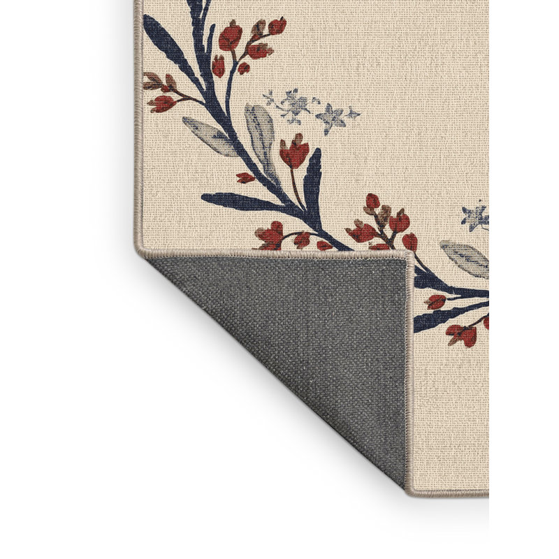 Tapis moelleux moelleux et moelleux abstrait moderne et contemporain Faulk, 5 x 7