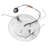 7.5'' 15 Watt Air-Tight IC Rated Standard Recessed Lighting Kit