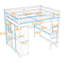 Lit mezzanine double avec garde-robe et bureau-2017880164