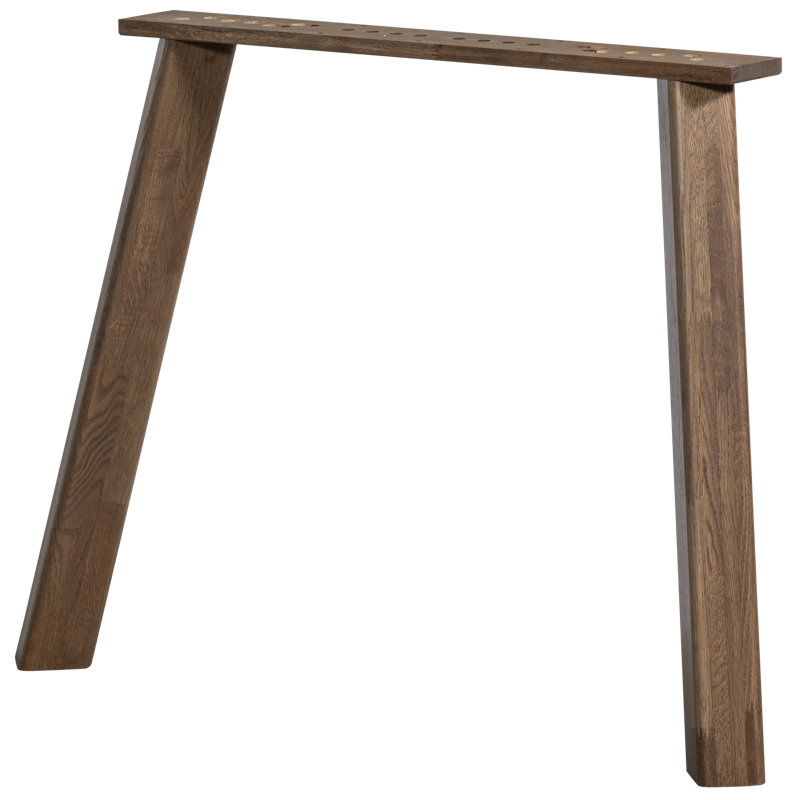 Haarlem Solid Wood Table Leg, Cashmere Brown