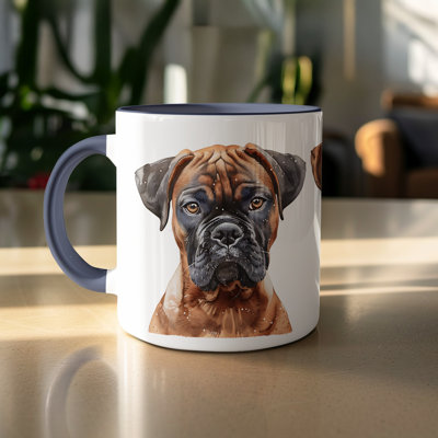 11oz Watercolour Dachshunds Design Coffee Mug