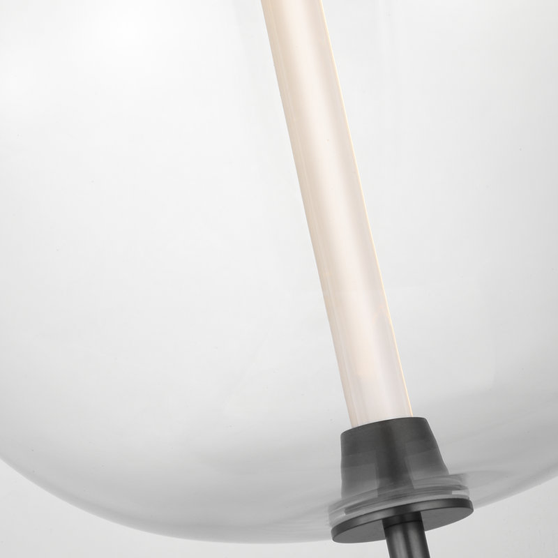 Sean Lavin Heian Medium 1-light Pendant in Bronze with Clear Glass shade