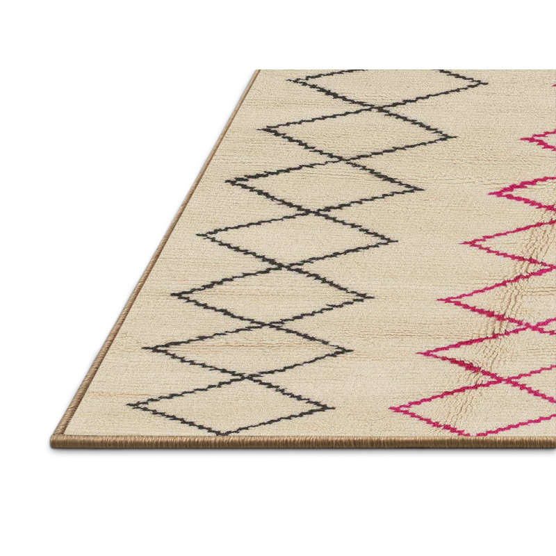 Abstract Indoor Rug, Rectangle 7' x 9'