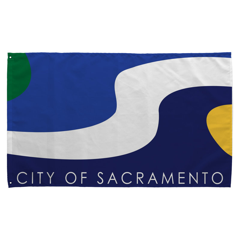 Drapeau de la ville de Sacramento — Drapeau
