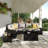 7-pieces Patio Furniture Set With 44" Propane Gas Fire Pit Table-120553565-120553554