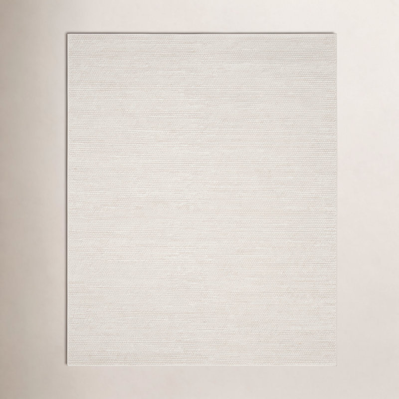 Tapis ivoire fait à la main Elle, Rectangle 12 pi x 15 pi