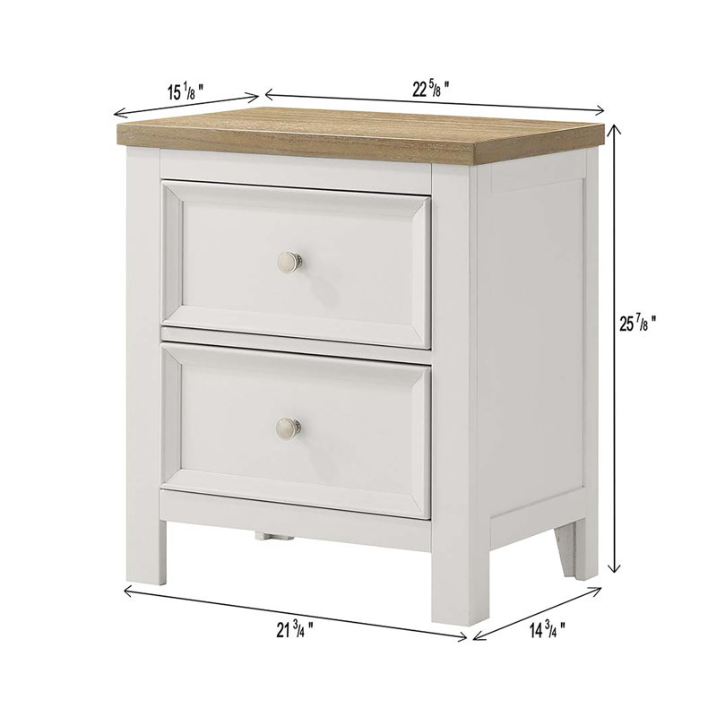 Ensemble de chambre à coucher avec lit plateforme et rangement Modern, 4 pièces, Grand lit