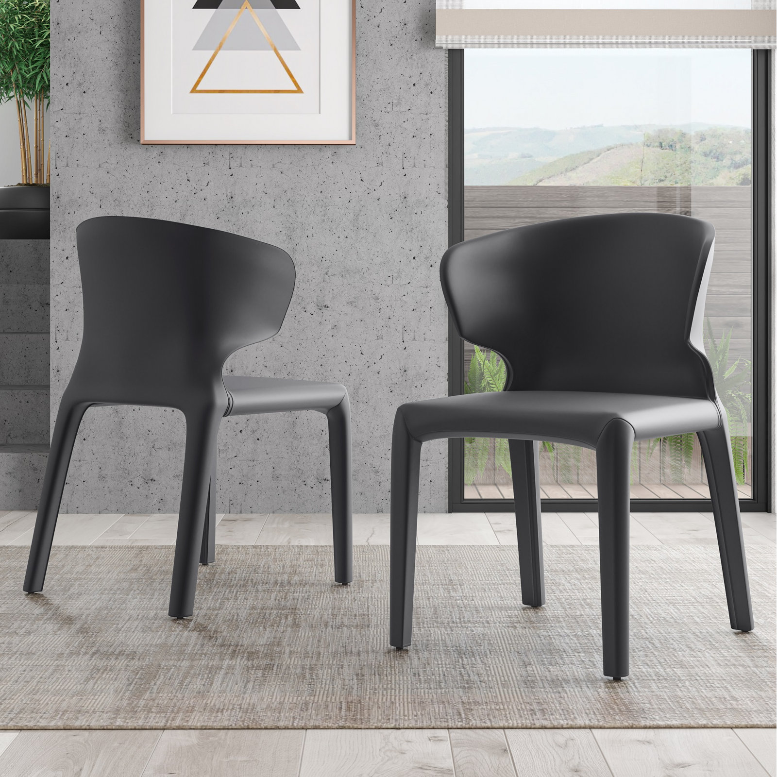 Cesar Dining Chair, Gray