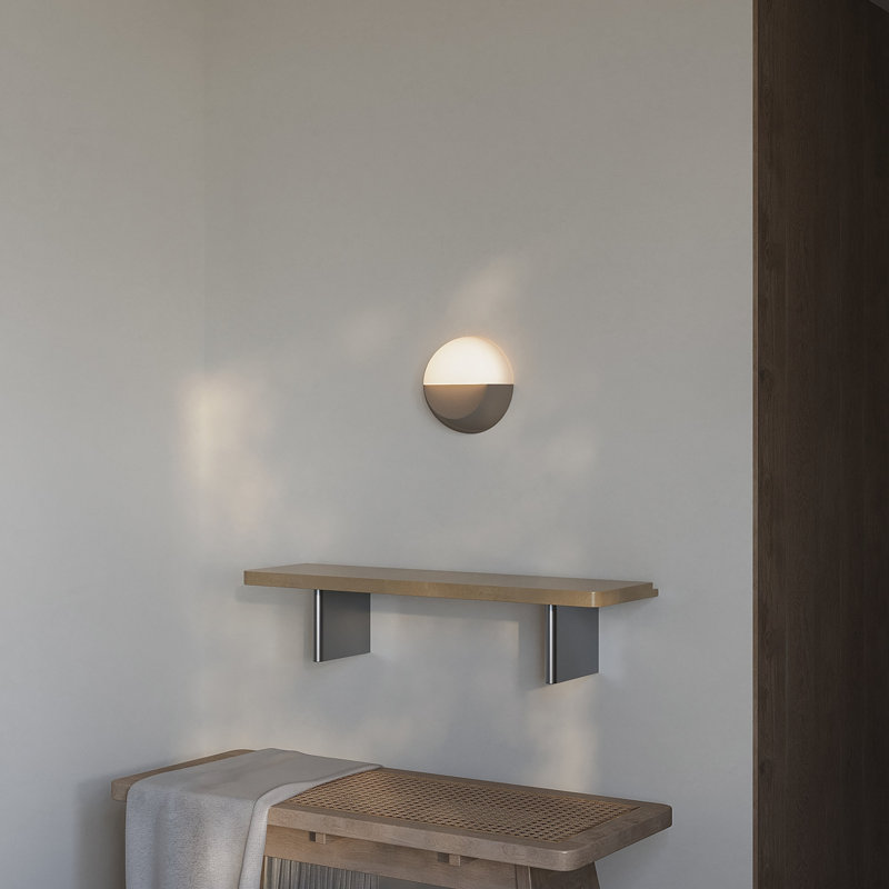 Proton Wall Sconce, Walnut