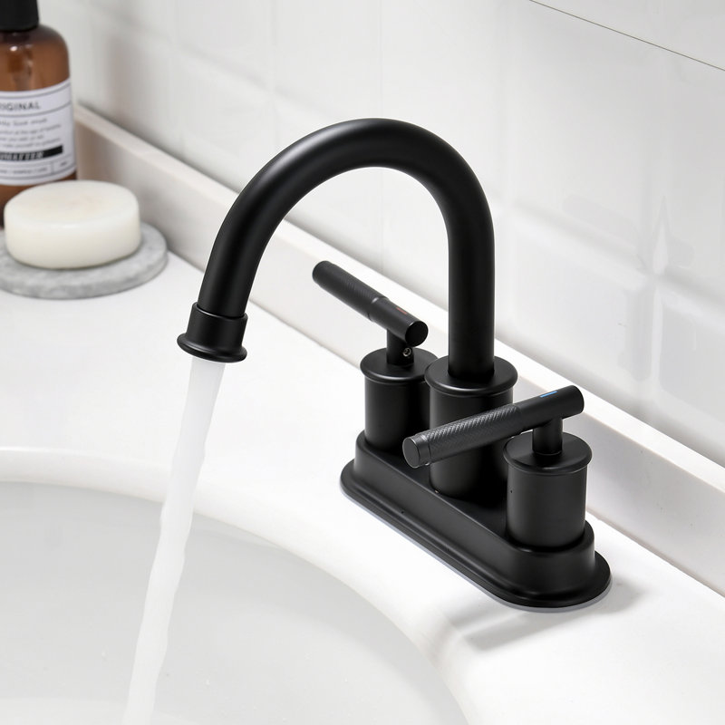 Robinet de salle de bain à ensemble central avec bonde