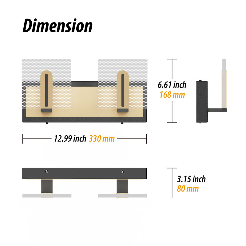 Evelean Dimmable LED Vanity Light, 2