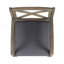 CHAISE DE SALLE À MANGER PERLA, 2PCS avec 2 coussins, gris