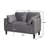 48" Modern Corduroy Loveseat Couch-1821988720