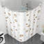 Corner Shower Curtain Rod for Bathroom Bathtub