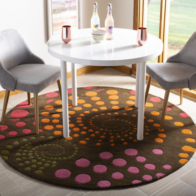 Amier Hand Tufted Wool Abstract Rug