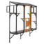 Enceinte d'extérieur Catio avec toit, grand parc pour chat en bois avec plateformes-1268964544