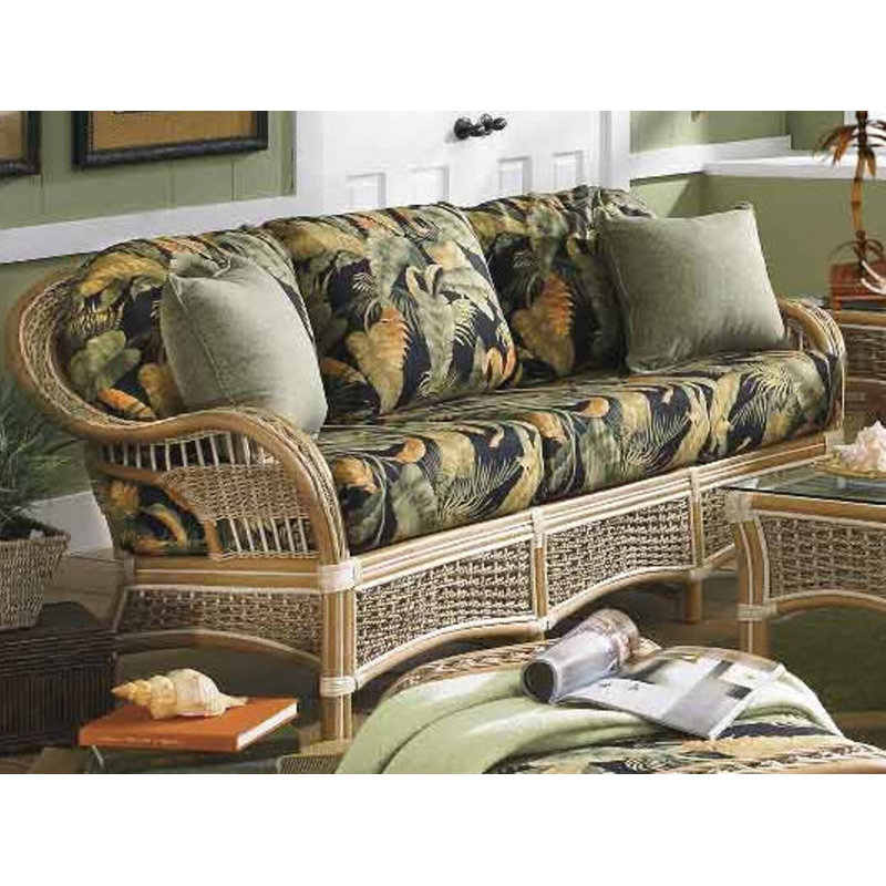 Maisley 75'' Upholstered Sofa, Mahi Leaf