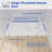 32x60 Inch White Rectangle Acrylic Shower Tray with Drain Right Stain Resistant Leakproof Base for Household Bath-130072414