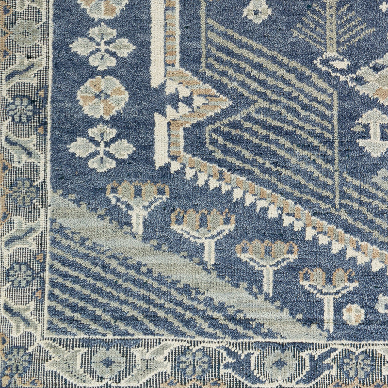 Gunesh Wool Oriental Indoor Rug, Rectangle 2' x 3'
