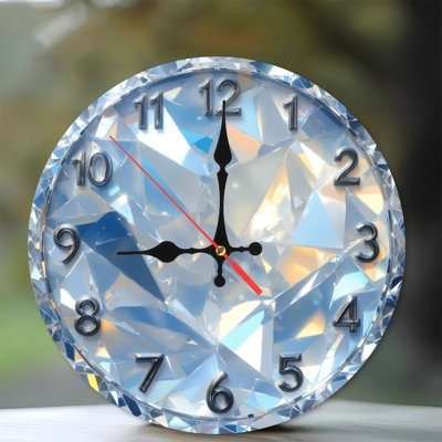 Diamond Crystal Clock