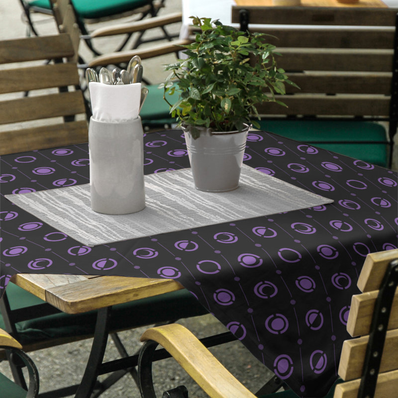 Nappe des phases de lune classiques, Noir/mauve