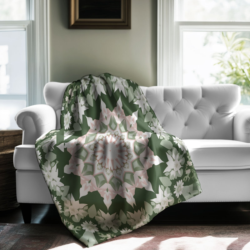 Jeté Kaleidoscope Dreams - 1 pièce Sherpa, Grand lit