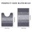 Rinkins Microfiber / Microsuede Non-Slip Bath Rug