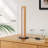 Cylinder Solid Wood Dimmable LED Table Lamp-2124803240