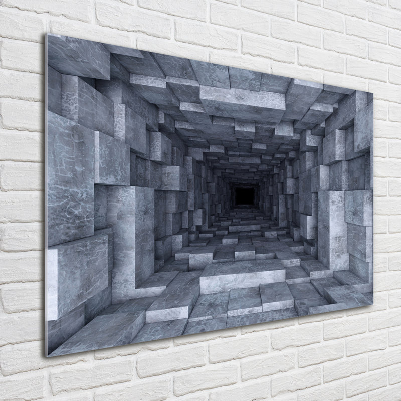Tunnel - No Frame Print on Glass