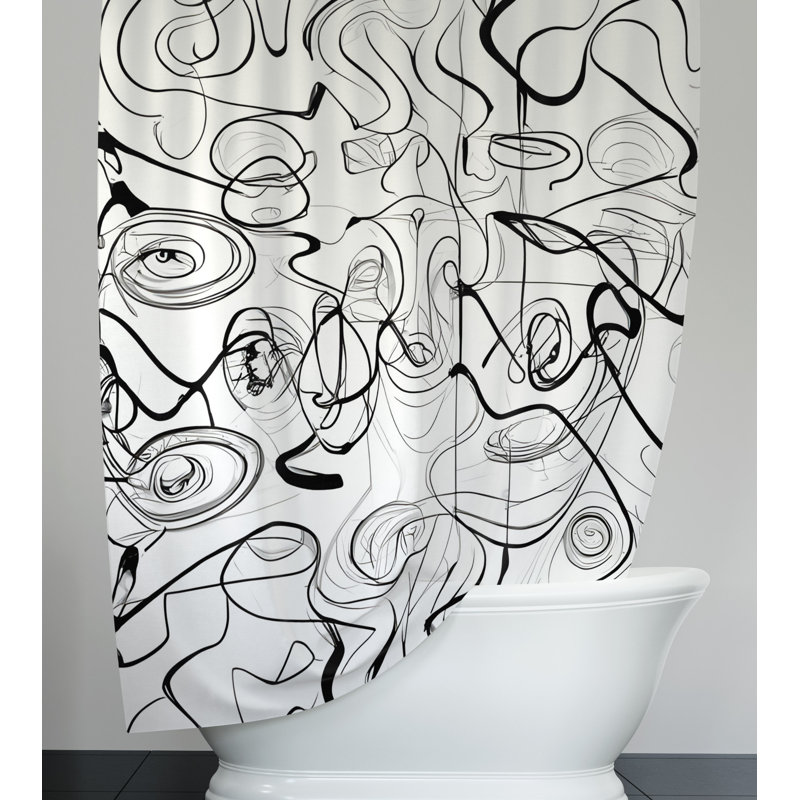 Rideau de douche Colet, H 72 po x l 70 po