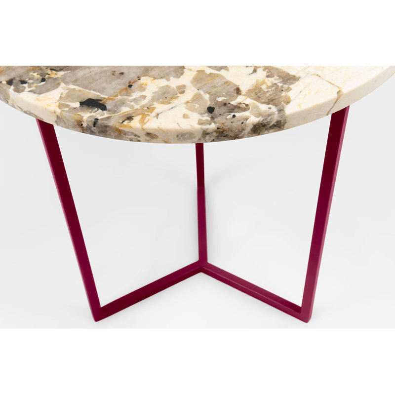 Ahupendra Frame End Table, Red