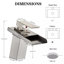 Robinet de salle de bain DEL-90558059
