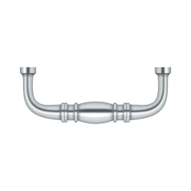 Colonial Bar / Handle Pull, Polished Chrome