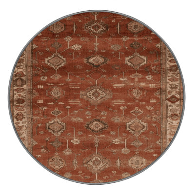 Tapis brun lavable à la machine