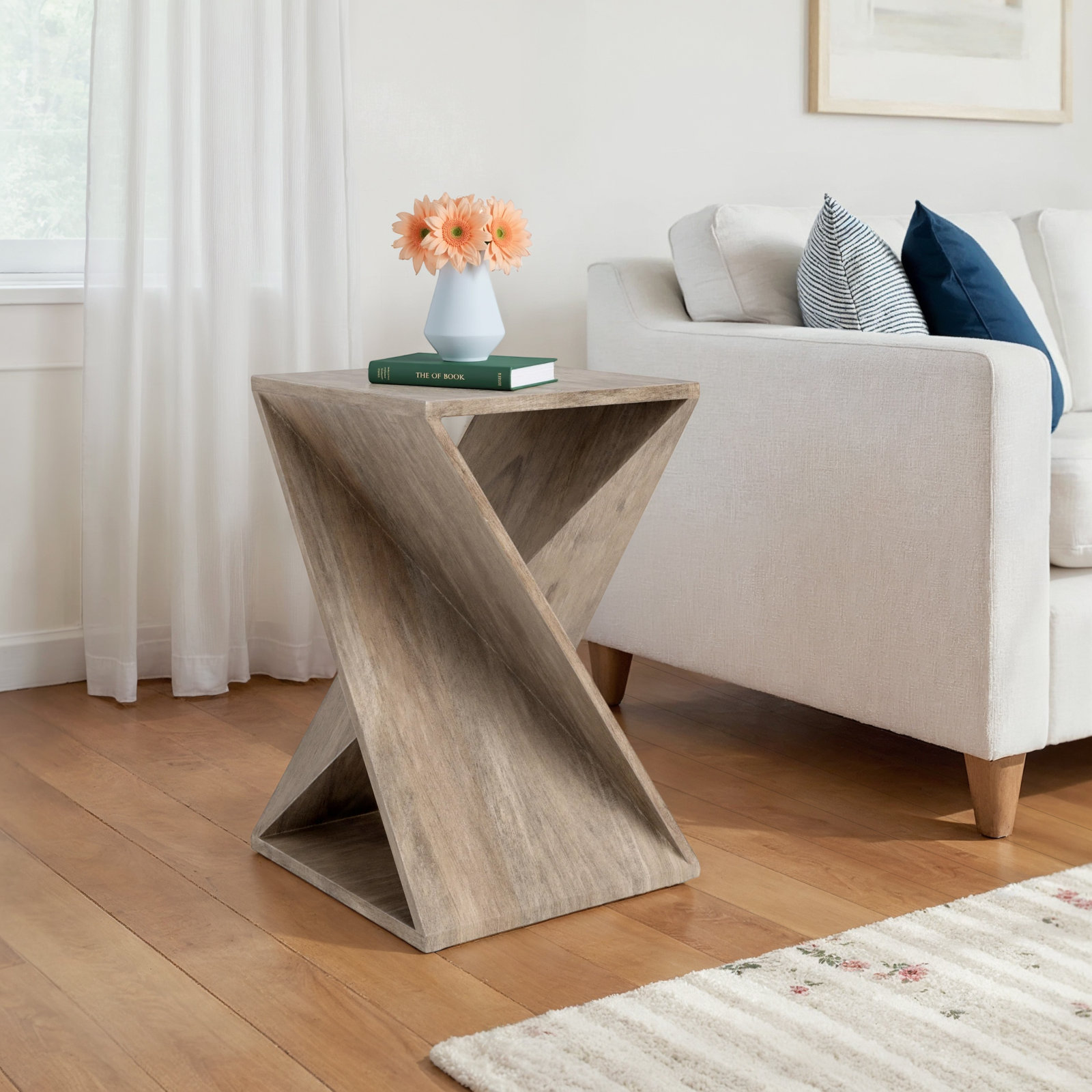 Pankow Solid Wood End Table