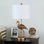 Lampe de table dorée 26 po Adira