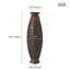 Vase en bambou naturel tissé à la main pour décor de ferme bohème avec de l'herbe de pampa et des branches séchées