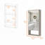 Armoire à pharmacie murale avec miroir-1861256817